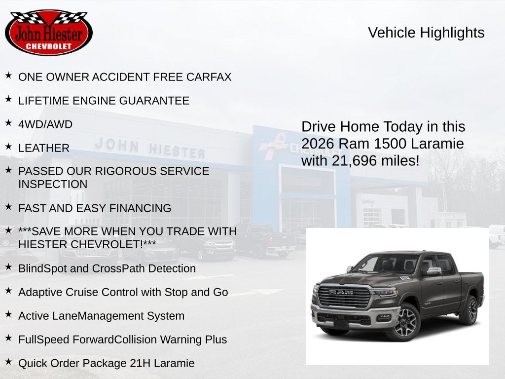 2026 RAM 1500 Laramie