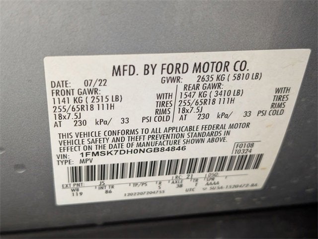 2022 Ford Explorer XLT