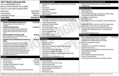 2011 Buick LaCrosse CXL