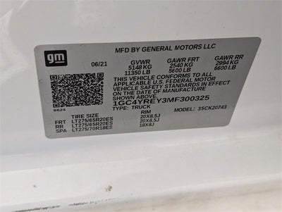 2021 Chevrolet Silverado 2500 HD High Country