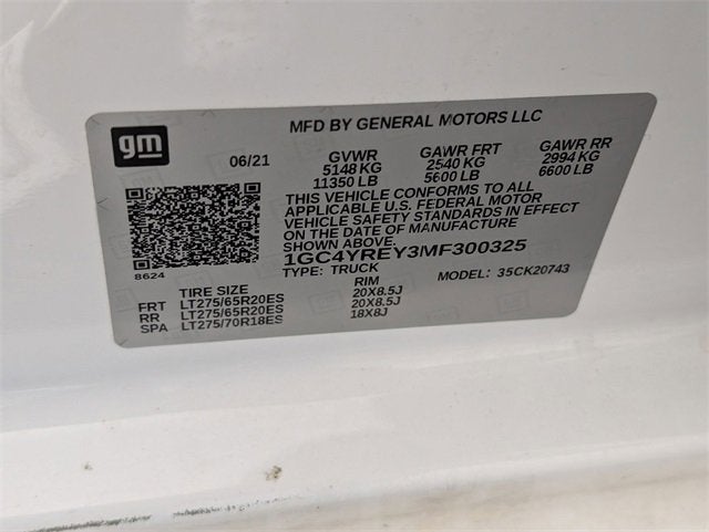 2021 Chevrolet Silverado 2500 HD High Country