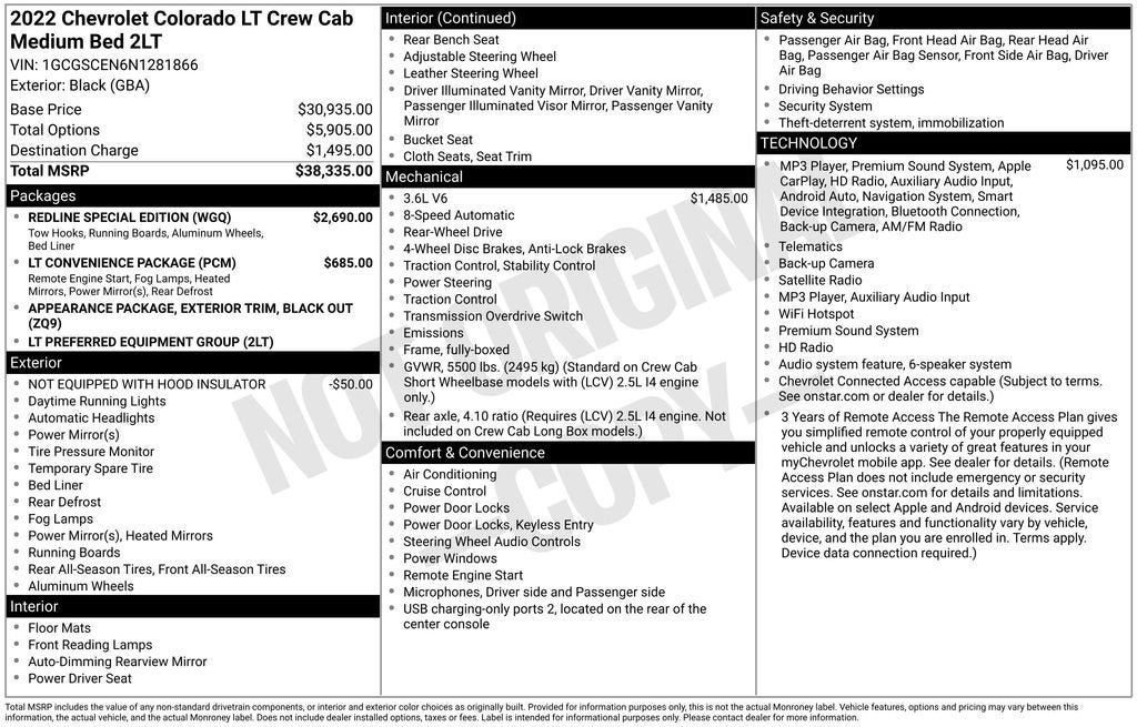 2022 Chevrolet Colorado 2WD LT