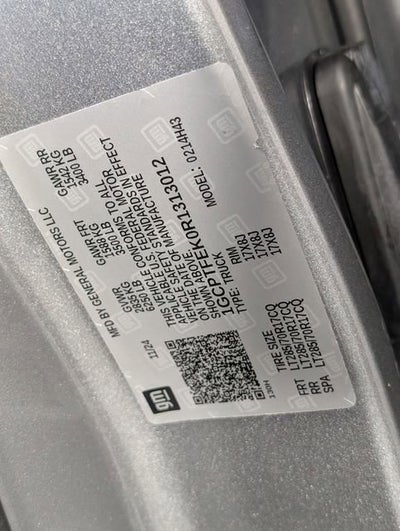 2024 Chevrolet Colorado ZR2