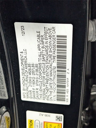 2024 Honda Accord Hybrid Sport-L