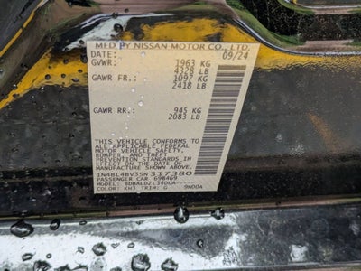 2025 Nissan Altima S FWD