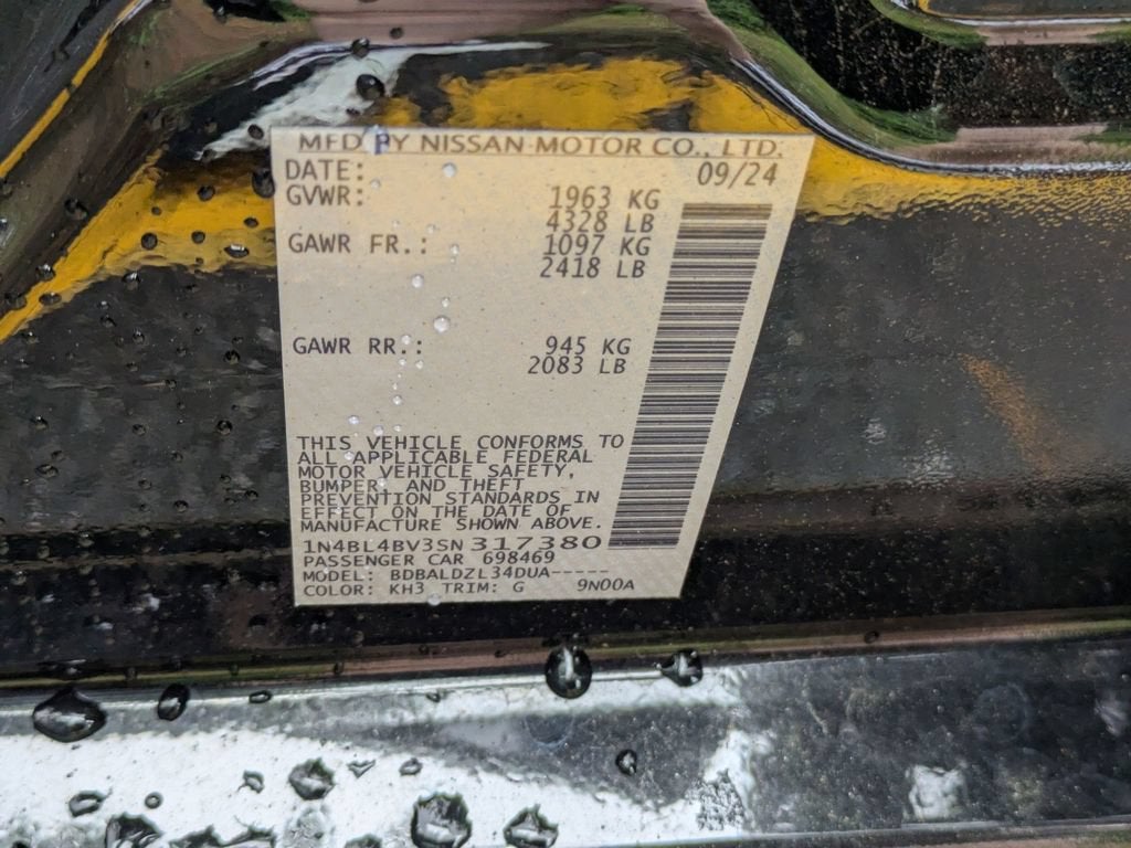 2025 Nissan Altima S FWD