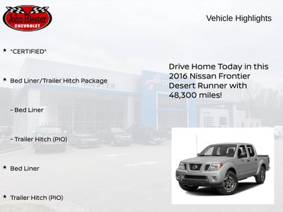 2016 Nissan Frontier Desert Runner