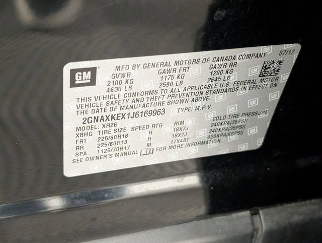 2018 Chevrolet Equinox LT