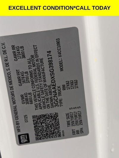 2025 Chevrolet Silverado 1500 WT