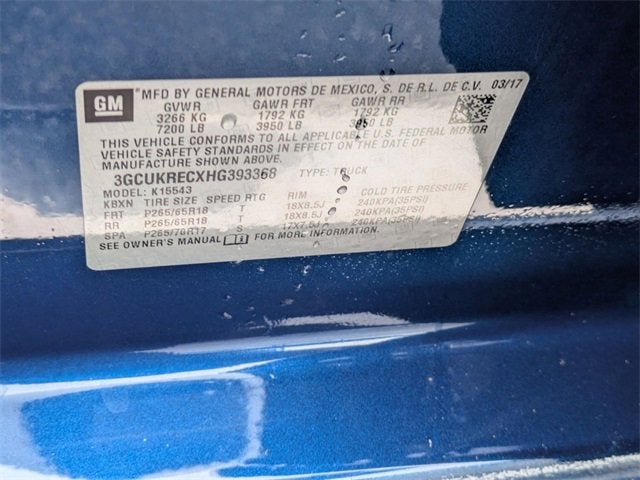 2017 Chevrolet Silverado 1500 LT