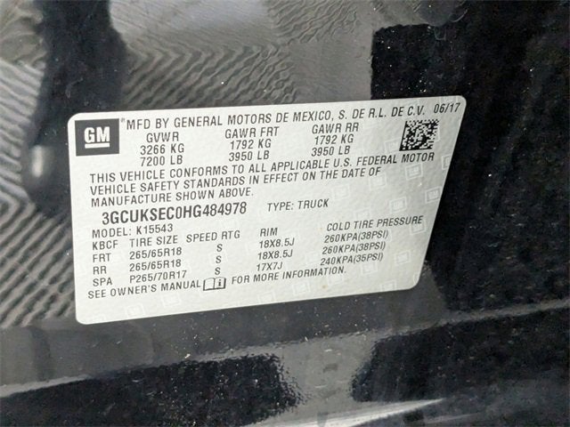 2017 Chevrolet Silverado 1500 LTZ