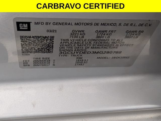 2021 Chevrolet Silverado 1500 LT