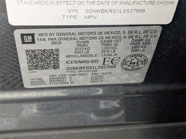 2020 Chevrolet Blazer RS