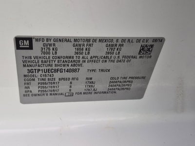 2015 GMC Sierra 1500 SLE