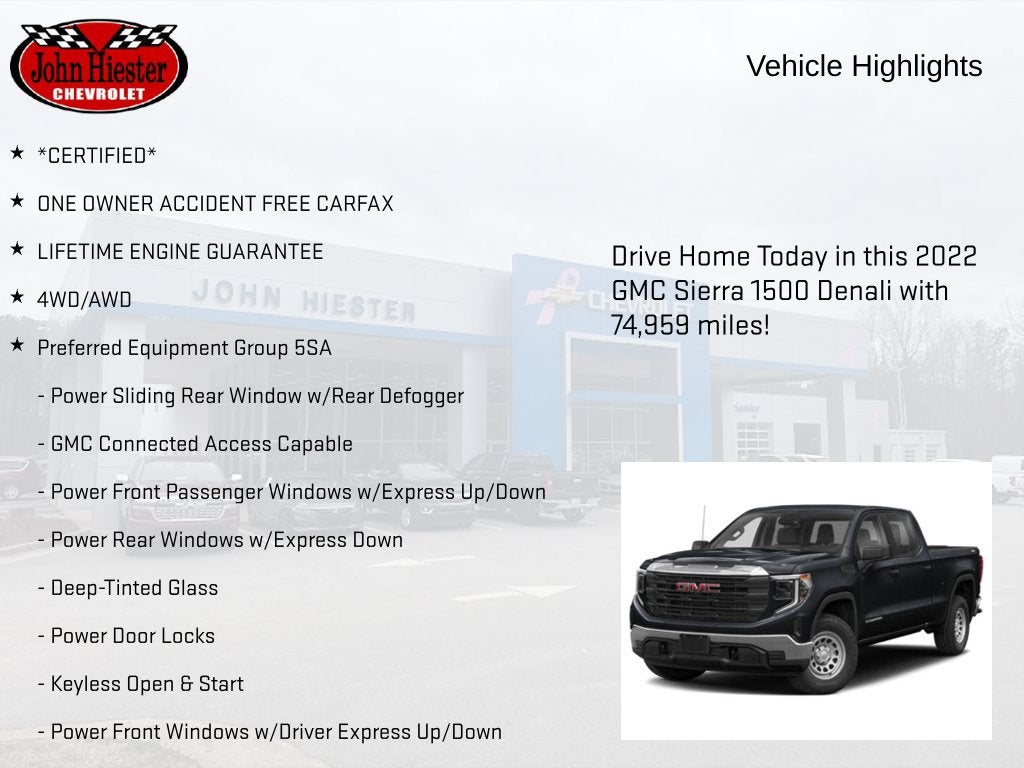 2022 GMC Sierra 1500 Denali