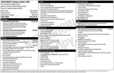 2022 BMW 330i 330i