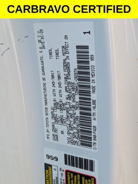 2025 Toyota Tacoma SR