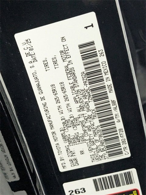 2025 Toyota Tacoma 4WD SR