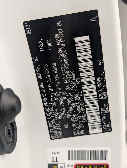 2021 Toyota Highlander XLE