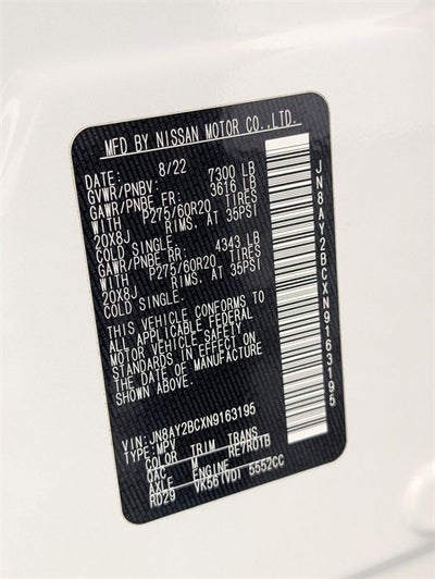 2022 Nissan Armada SL