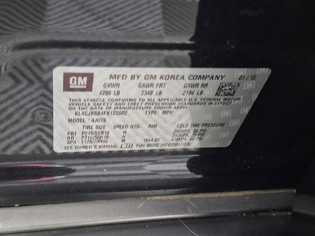 2015 Buick Encore Convenience