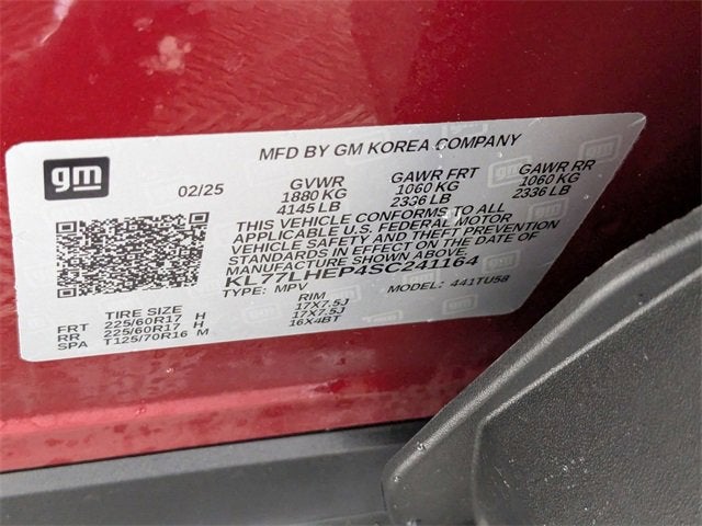 2025 Chevrolet Trax LT