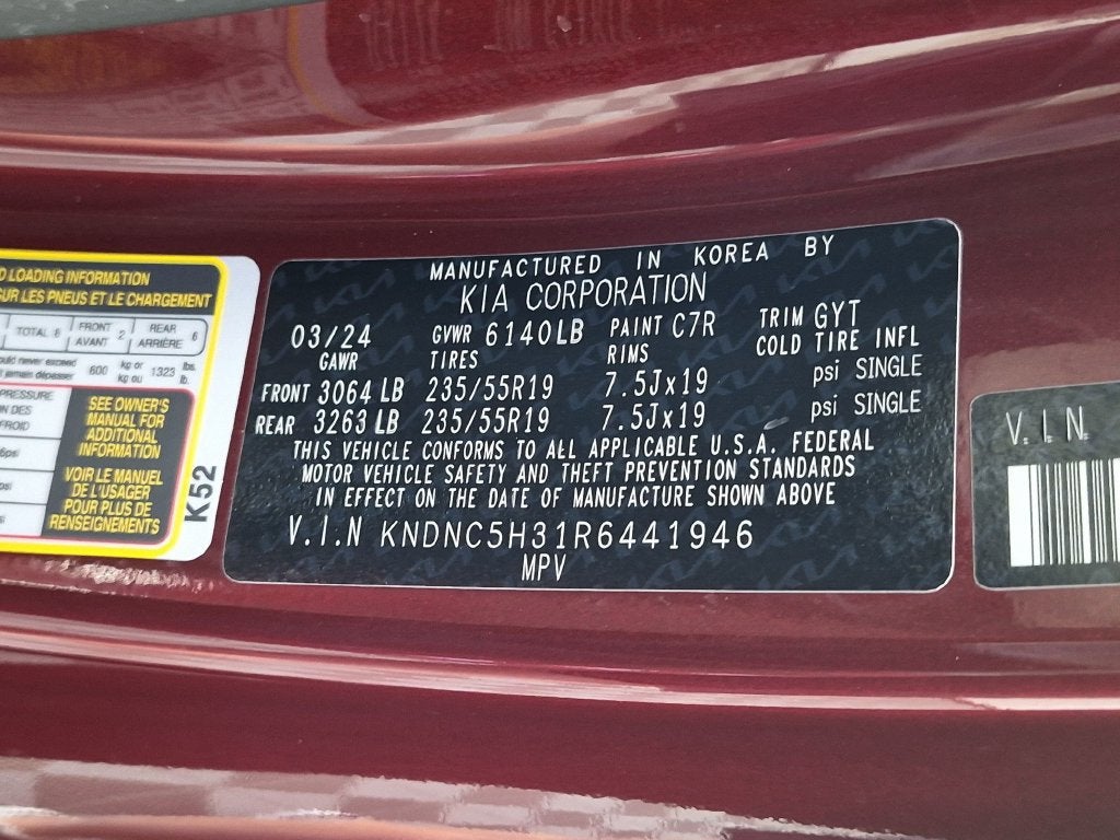 2024 Kia Carnival MPV EX