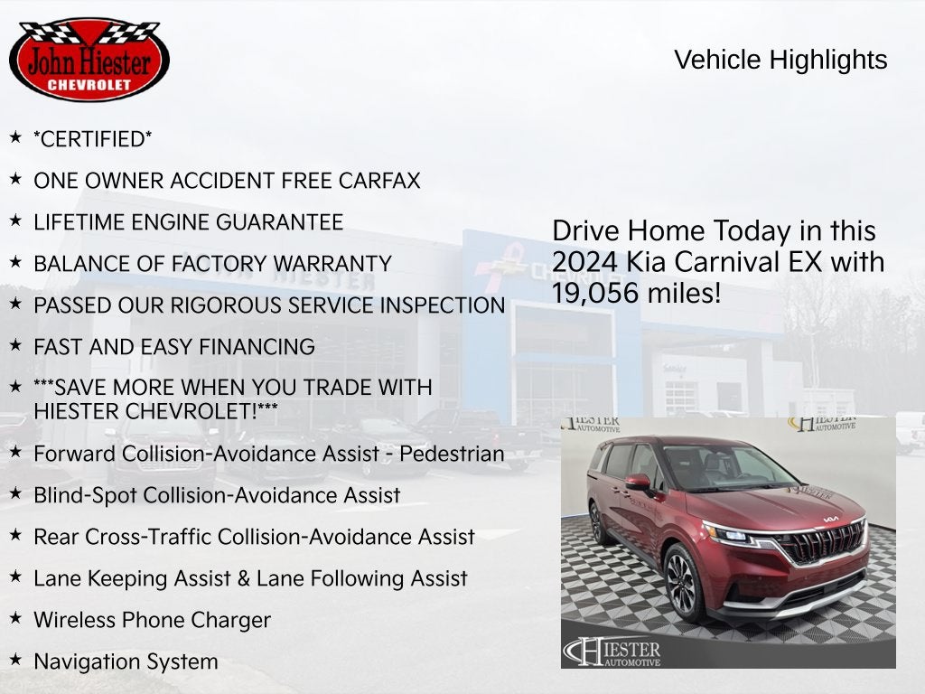 2024 Kia Carnival MPV EX