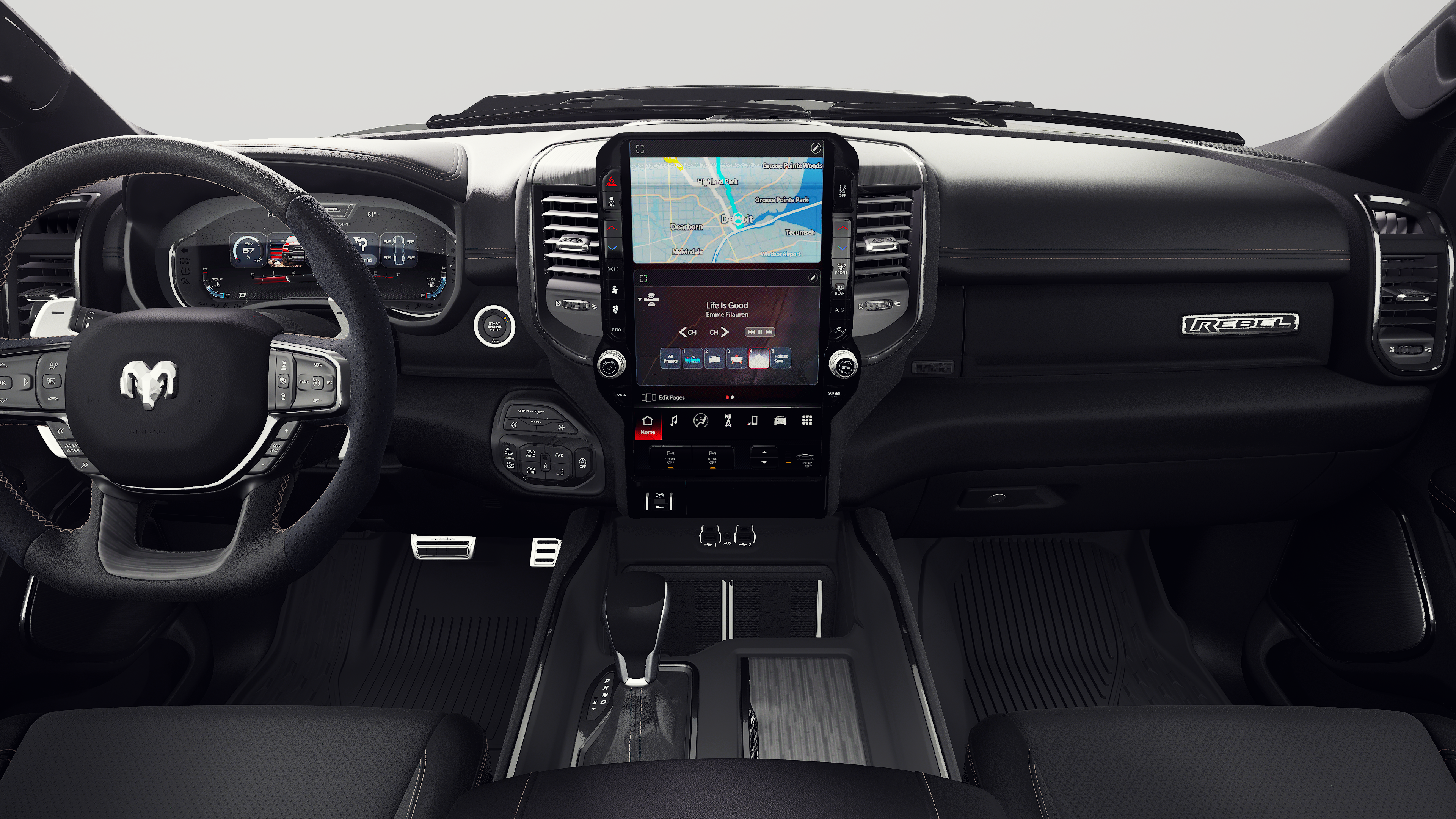 2027 RAM 1500 RAM 1500 REBEL CREW CAB 4X4 5'7' BOX