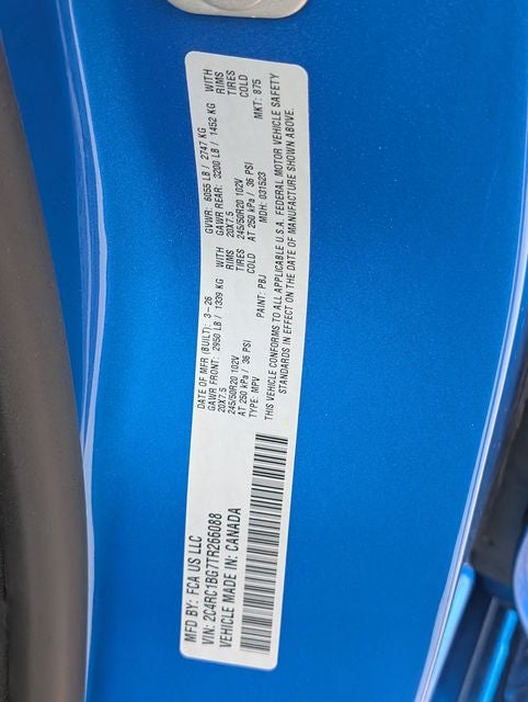 2026 Chrysler Pacifica Select