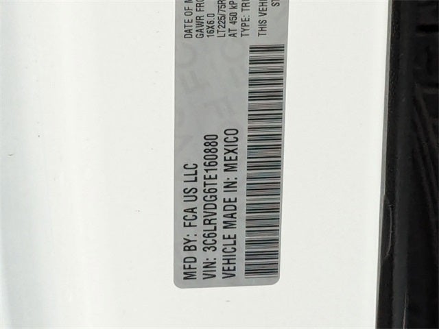 2026 RAM ProMaster 2500 High Roof