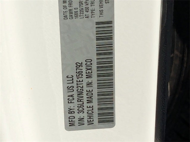 2026 RAM ProMaster 1500 Low Roof