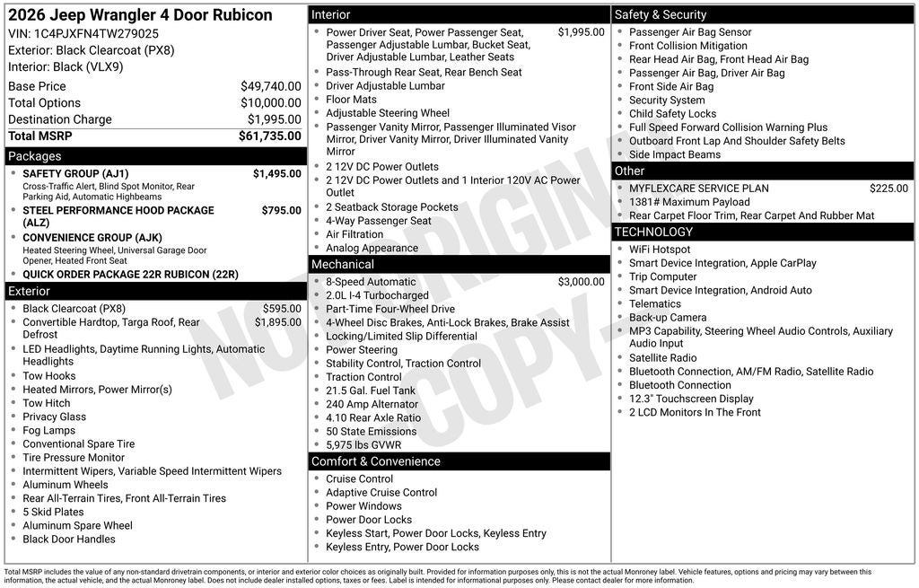 2026 Jeep Wrangler Rubicon