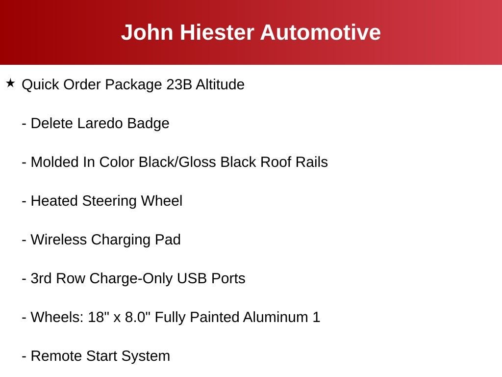 2023 Jeep Grand Cherokee L Altitude