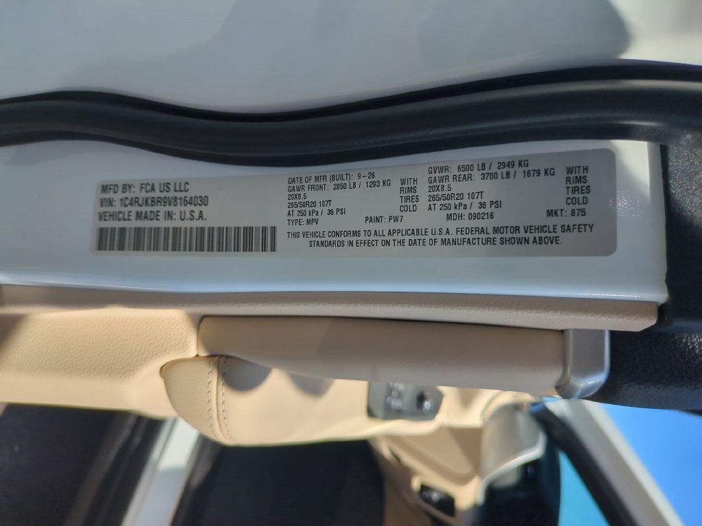 2027 Jeep Grand Cherokee L Limited