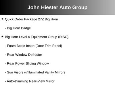 2022 RAM 1500 Big Horn/Lone Star