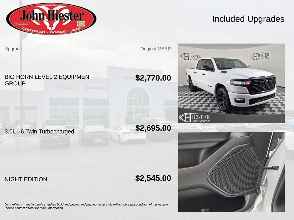2025 RAM 1500 Big Horn/Lone Star