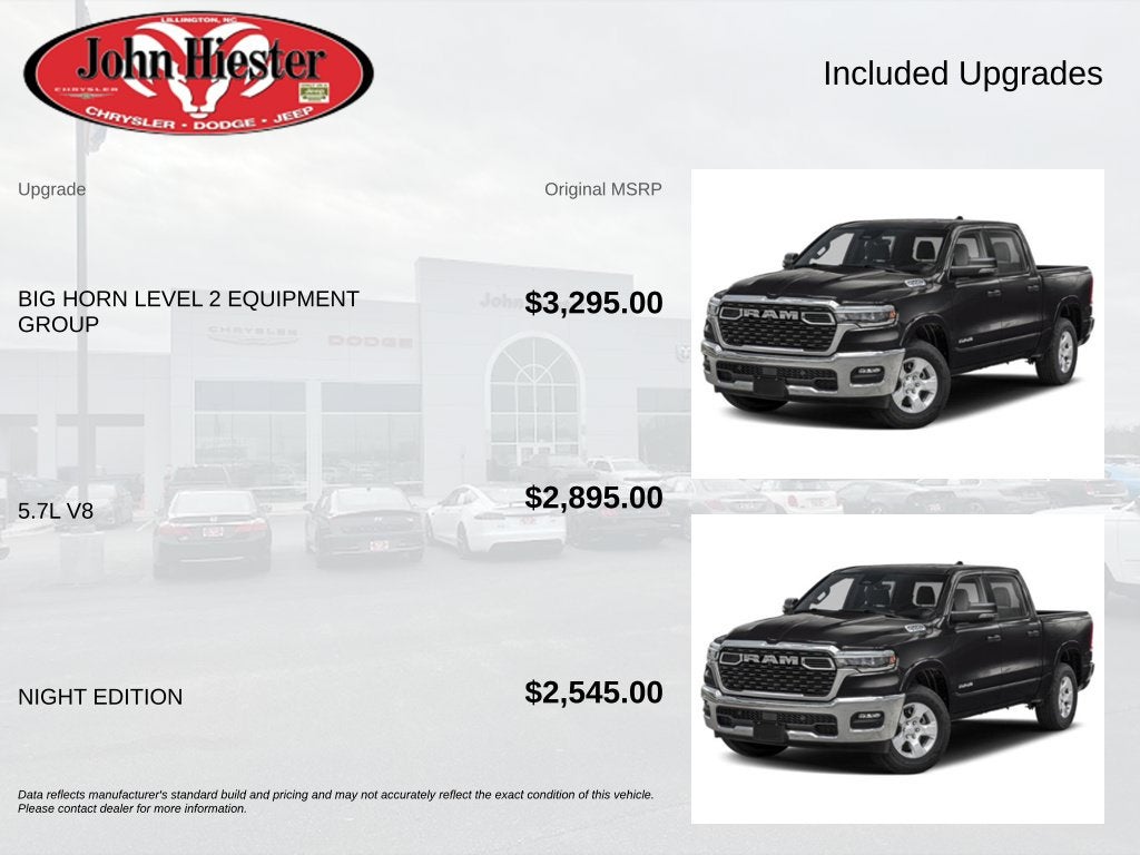 2027 RAM 1500 Big Horn/Lone Star