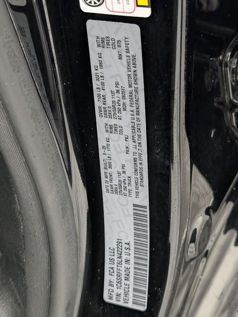 2020 RAM 1500 Big Horn/Lone Star