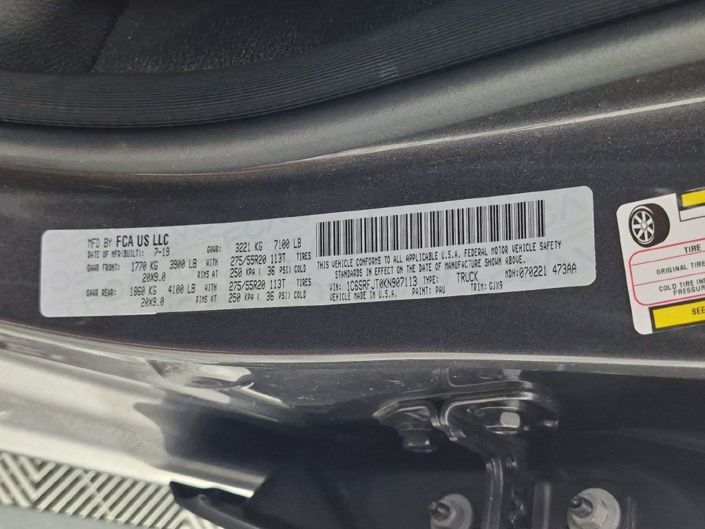 2019 RAM 1500 Laramie