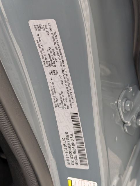 2021 RAM 1500 TRX