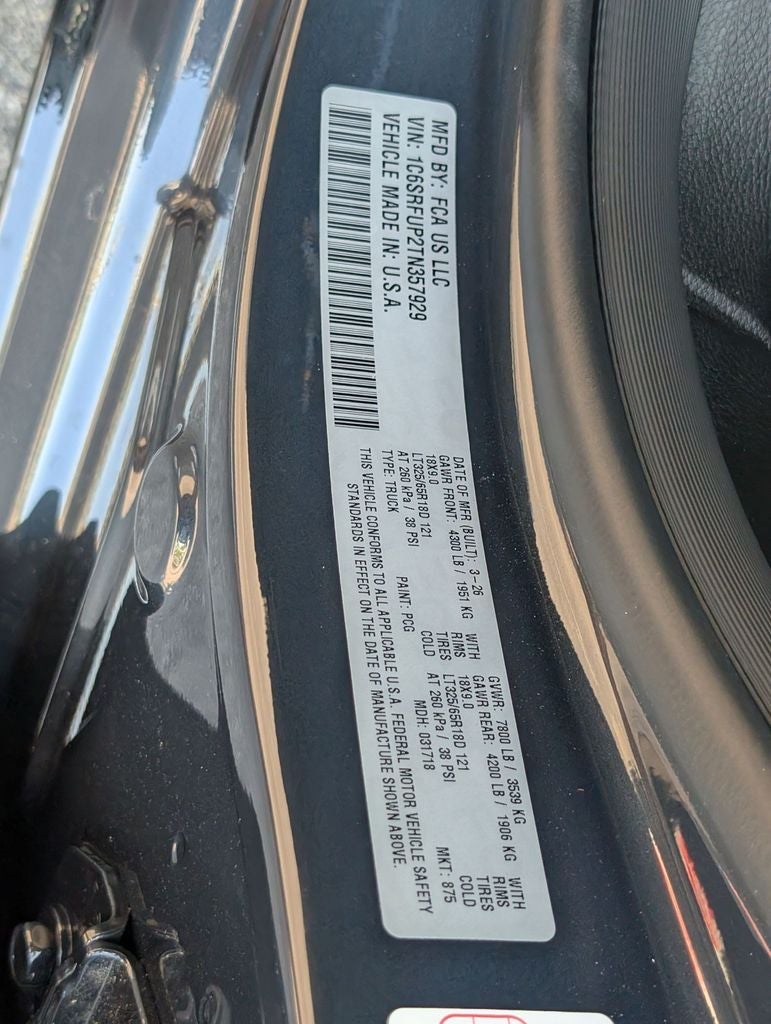 2026 RAM 1500 RHO