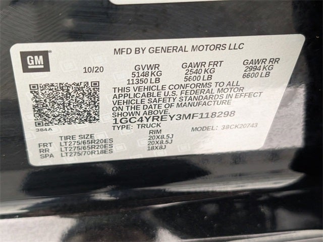 2021 Chevrolet Silverado 2500HD High Country