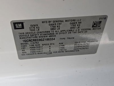 2016 Chevrolet Silverado 1500 LT LT1