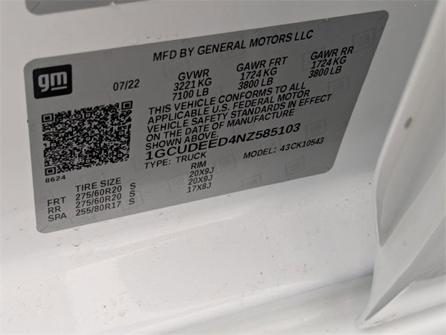 2022 Chevrolet Silverado 1500 RST