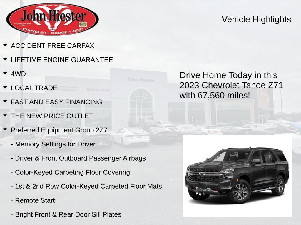 2023 Chevrolet Tahoe Z71