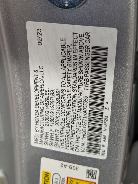 2024 Honda Accord Hybrid Sport-L