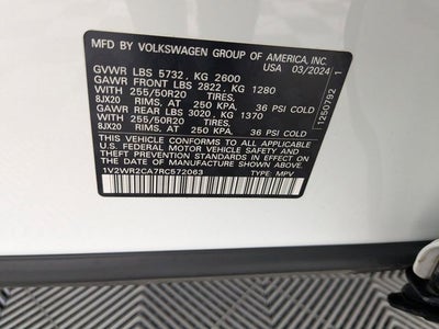 2024 Volkswagen Atlas 2.0T SE w/Technology