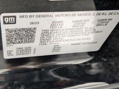 2025 GMC Sierra 1500 SLT