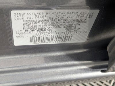 2021 Nissan Versa S Xtronic CVT